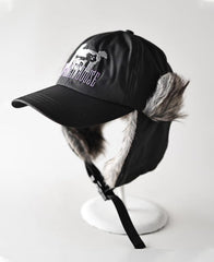 Puppy Embroidery Plush Dual-Wear Couple Cap