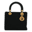 Nylon Cannage Large Lady Dior Black