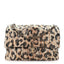 Tweed Mixed Fibers Leopard Print Souplissimo Maxi Flap Brown Black White