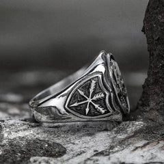 1936 Hobo Nickels Liberty Stainless Steel Skull Ring
