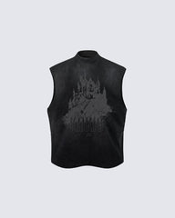 KIIKIO - New Wasteland Washed Sleeveless Vest
