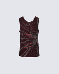Y2K Light Asian Slim Graphic Tank Top New
