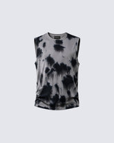 New Grunge Tie-Dye Sleeveless Tank Top