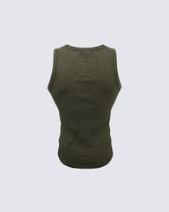 KIIKIO Street Style Ribbed Tank Top