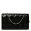 Patent Cannage Lady Dior Convertible Clutch Black