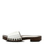 Vernice Logo Slide Clogs 36 White