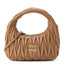Nappa Matelasse Small Wander Hobo Caramel