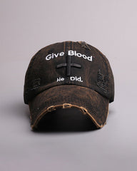 Vintage New Distressed Embroidered Baseball Cap