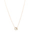 18K Rose Gold Green Sapphire Finesse Pendant Necklace