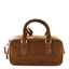 Suede Padded Regular Arcadie Top Handle Bag Cacao