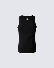 Street-Edge Vintage Embroidered Slim Fit Tank