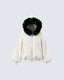 KIIKIO Fur Collar Cozy Hoodie