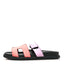 Satin Crepe Chypre Sandals 37.5 Rose Peche Violet Petale