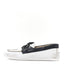 Vitello Deco Boat Loafers 37 White Black