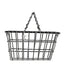 Brass Calfskin Medium Grocery By Chanel Shopping Basket Silver