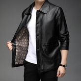Autumn New Young And Middle-aged Leather Jacket