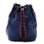 Canvas Gabardine Pouch Bucket Bag Indaco Amaranto