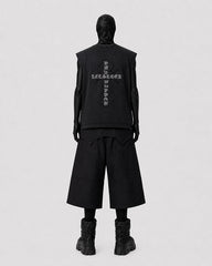 Dark Gothic Cross Sleeveless Streetwear Vest
