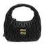 Nappa Matelasse Small Wander Hobo Black