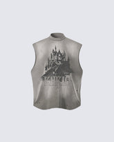 KIIKIO - New Wasteland Washed Sleeveless Vest