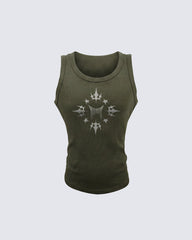 KIIKIO Street Style Ribbed Tank Top