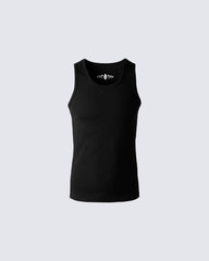 Street-Edge Vintage Embroidered Slim Fit Tank