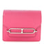 Chevre Mysore Roulis Slim Wallet Rose Shocking