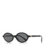 Acetate Oval Regard Sunglasses SMU04Z Black