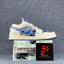 Custom Air Jordan 1 Low Bleu Atelier Sail/Blue