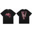 Vlone Lava Graphic T-Shirt - Black/Pink