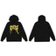 Revenge Black Arch Logo Pullover Hoodie Yellow