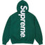 Supreme Vertical Logo Hooded Sweatshirt - Dark Green