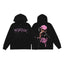 Revenge Pink Carti Smoker Arch Logo Pullover Hoodie