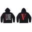 Vlone Classic Logo Graphic Hoodie - Black/Red