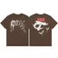 Revenge x Juice WRLD Brown 999 & Doves Short Sleeve T-Shirt