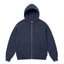 Supreme Small Box Zip Up Hooded Sweatshirt - Navy