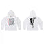 Vlone Dragon Graphic Hoodie - White/Black