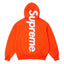 Supreme Center Vertical Logo Hooded Sweatshirt - Orange