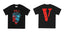 Vlone x Juice WRLD "999" Portrait Graphic T-Shirt - Black/Red