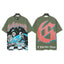 Godspeed Vintage Racing Graphic T-Shirt – Olive Green