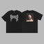 Revenge Silver Arch Logo & Jesus Portrait Graphic Short Sleeve T-Shirt