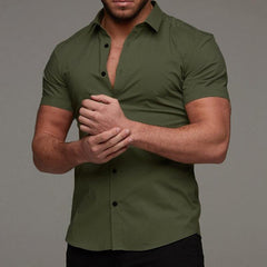 Muscle Men's Fitness Shirt Short Sleeve