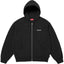Supreme Small Box Logo Hooded Zip-Up Sweatshirt - Black