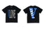 Vlone Serpent Graphic T-Shirt - Black/Blue