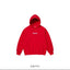 Supreme Box Logo Hooded Sweatshirt - Red / White
