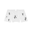 Vlone All-Over Multi-V Graphic Sweatshorts - White/Black