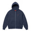 Supreme Small Box Zip Up Hooded Sweatshirt - Navy
