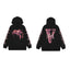 Vlone Lava Graphic Hoodie - Black/Pink