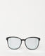 Dior Black Acetate Mirrored Lens DiorStepf Cat Eye Sunglasses