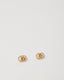 Gucci 18k Gold and Diamond Interlocking GG Stud Earrings